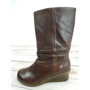 KEEN WOMENS "KATE" BOOTS BROWN SIZE 7.5 SLOUCH DIS